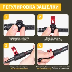 Bâtons de randonnée en carbone NATUREHIKE : légers et durables